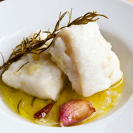 Lomo de bacalao al romero