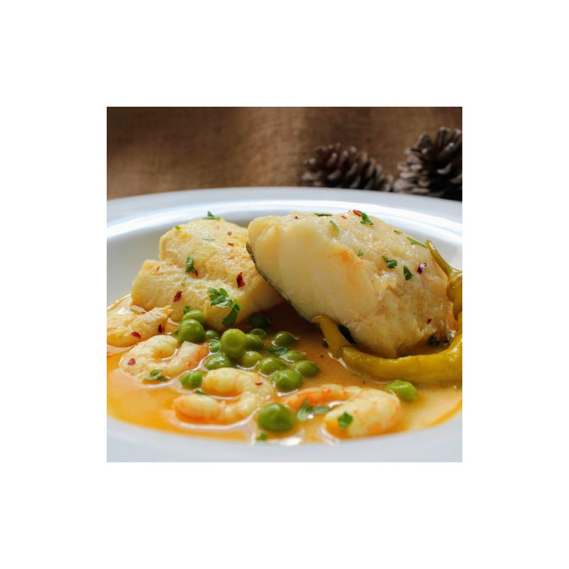 Lomo de bacalao al cava